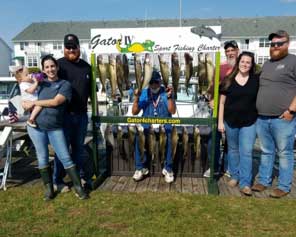 Chartered Fishing trip Lake Erie