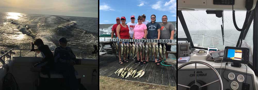 fishing charter lake erie - walleye