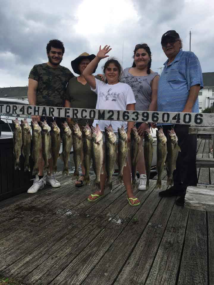 family fishing fun - walleye - Capt. Brian