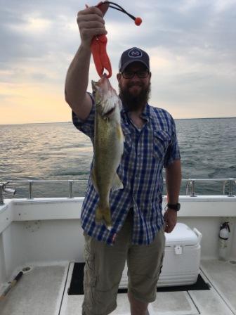 Nice July Walleye - Lake Erie Fishin Guide