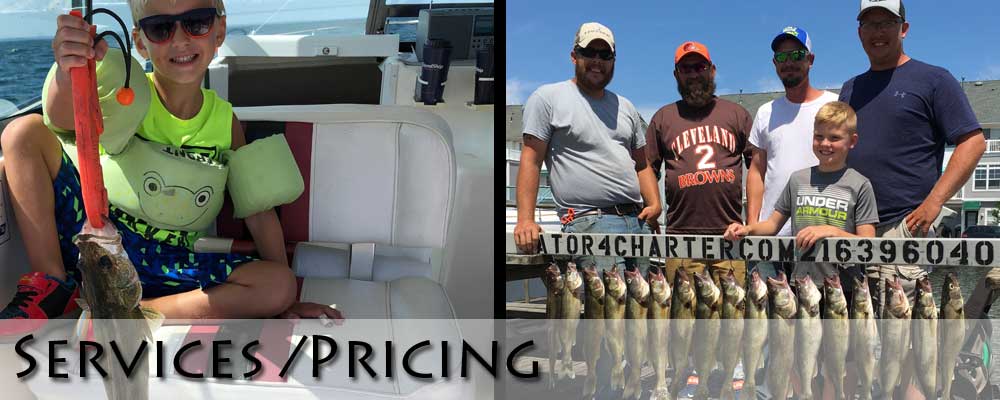 Erie lake fishing guide services