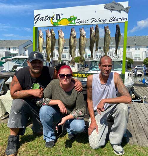 Lake Erie Sept Walleye Charter