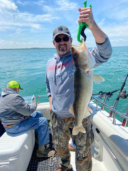 walleye Lake Erie guide fishing