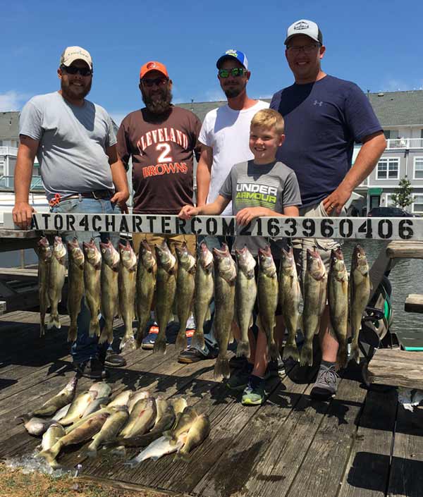 Lake Erie great family fishing outing