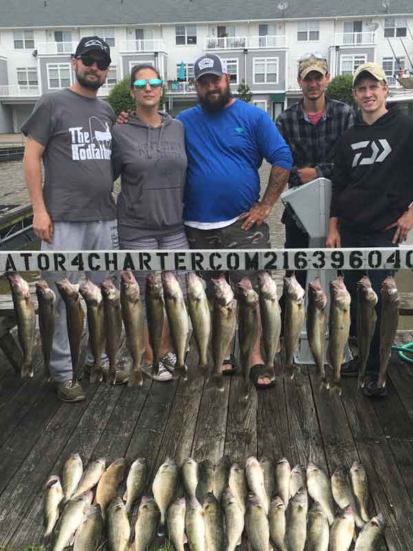 great weekend for walleye - Lake Erie Charter Captain