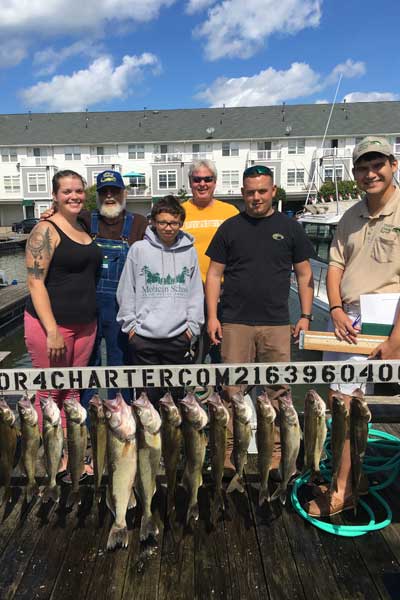 fishing charter Lake Erie - Successful trip!