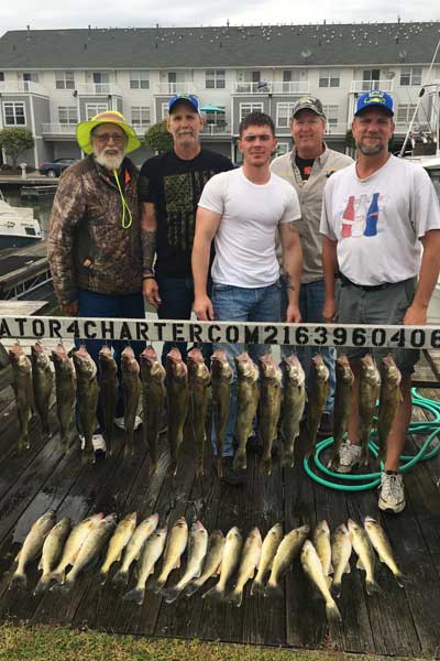 walleye fishing guide Lake Erie